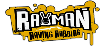 Rayman Raving Rabbids title screen for Wii